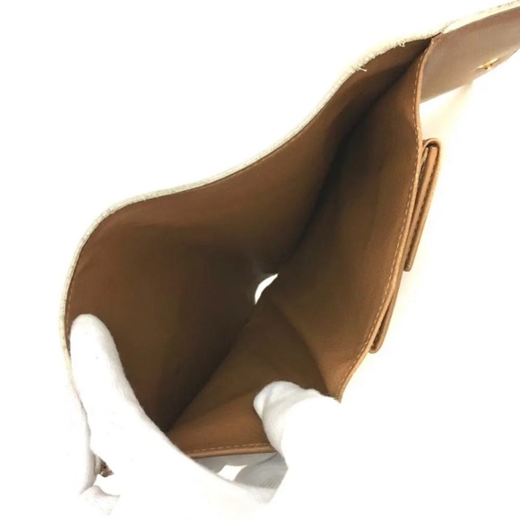 Authentic LOEWE Anagram Leather Trifold Wallet GUC - Picture 6 of 9